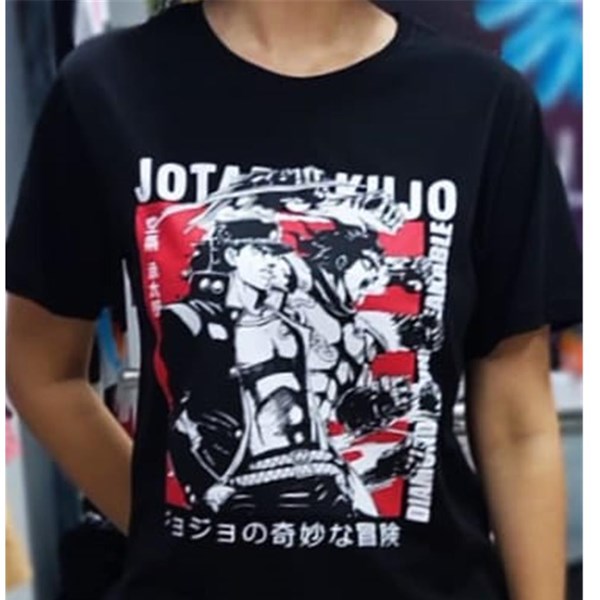 Jotaro Siyah Unisex T-shirt