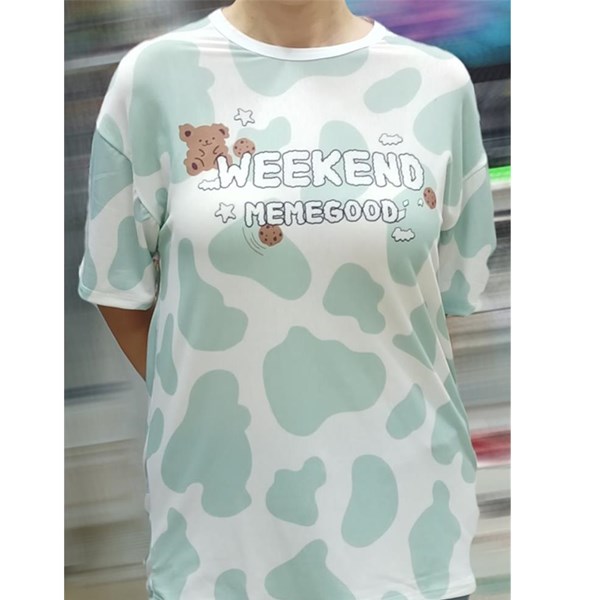 Green Cown Pattern  Unisex T-shirt