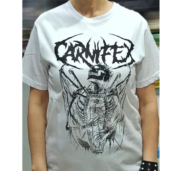 Carnifex Beyaz Unisex T-shirt