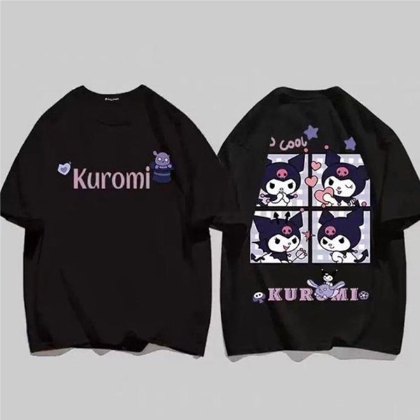 Siyah Anime Harajuku Kuromi - Postcard Photos (Unisex) T-Shirt