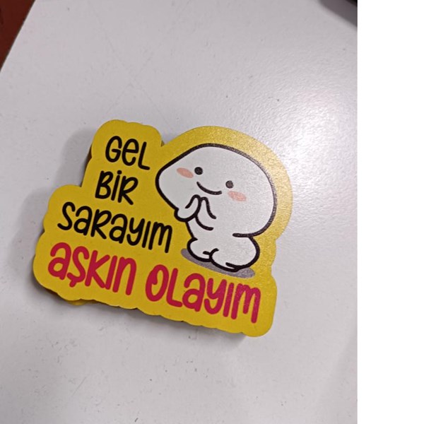 'Aşkın Olayım' Ahşap Magnet