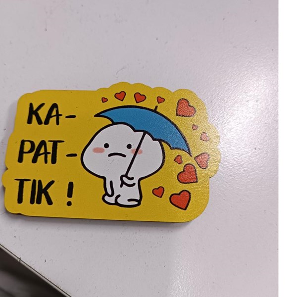 'Kapattk' Ahşap Magnet