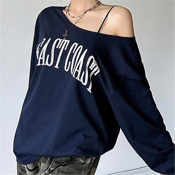 Lacivert East Coast İnce Sweatshirt