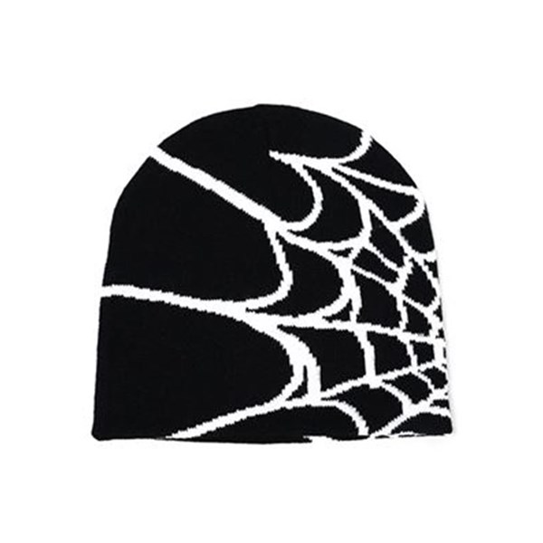 Siyah Beyaz Spider-Man Örümcek Ağ Bere